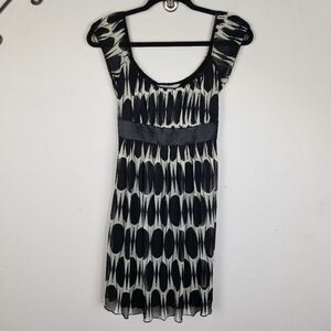 Speechless Scoop Neck Lined Tie‎ Back Dress